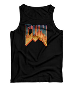 Doom Cum Logo Parody Tank Top