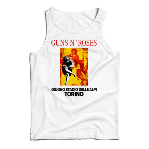 Guns N Roses Giugno Stadio Delle Alpi Torino Tank Top