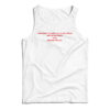 I Am Going To Punch You In The Mouth Tank Top