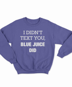 I Didn't Text You Blue Juice Did Sweatshirt