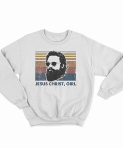 Jesus Christ Girl Vintage Sweatshirt