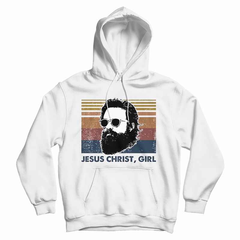 Jesus Christ Girl Vintage Hoodie