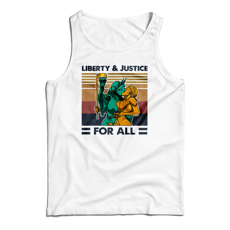 Liberty And Justice For All Vintage Tank Top