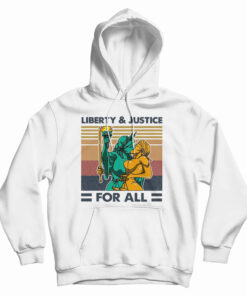 Liberty And Justice For All Vintage Hoodie