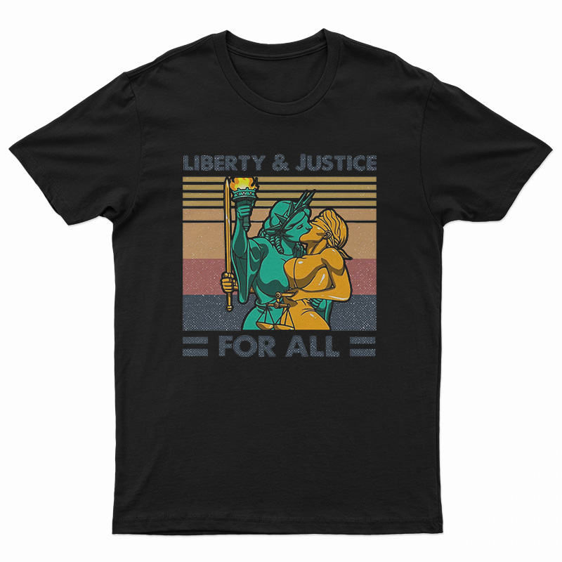 Liberty And Justice For All Vintage T-Shirt