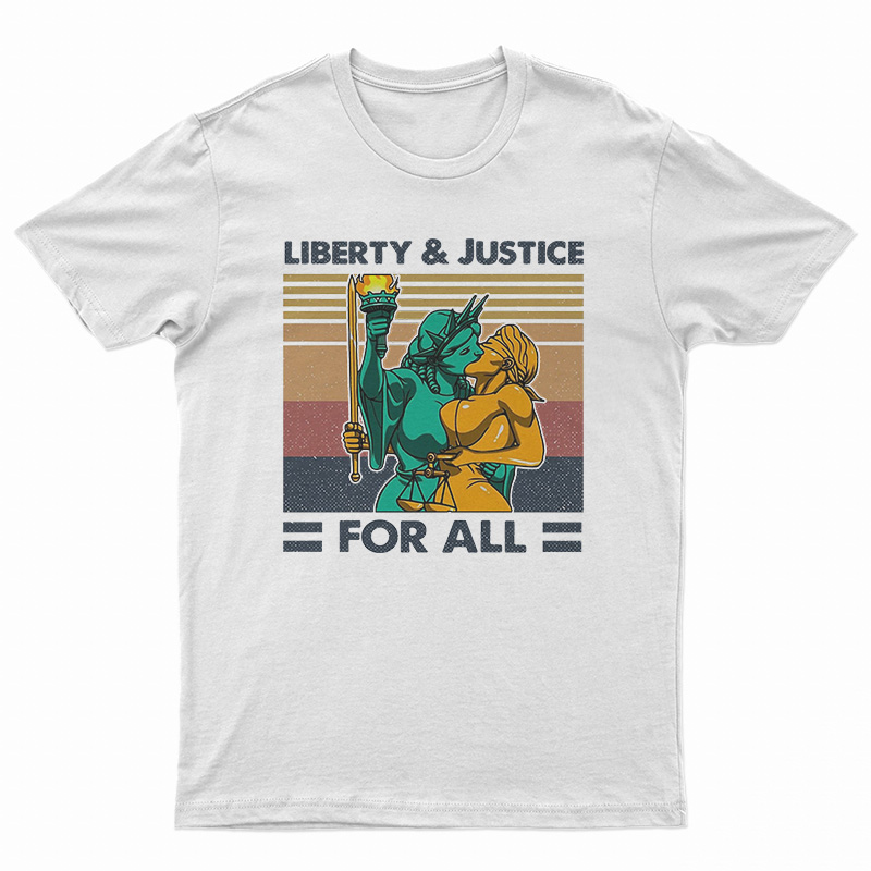 Liberty And Justice For All Vintage T-Shirt