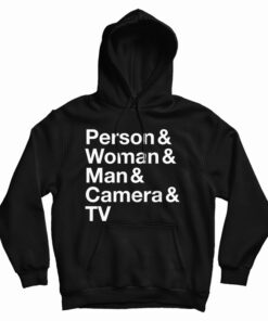 Person Woman Man Camera TV Hoodie
