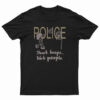 Police Shoot Hoops Not People T-Shirt
