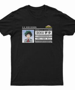 U.A High School My Hero Academia Deku Id T-Shirt