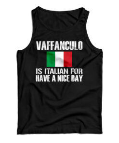 Vaffanculo Is Italian For Have A Nice Day Tank Top