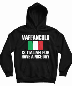 Vaffanculo Is Italian For Have A Nice Day Hoodie