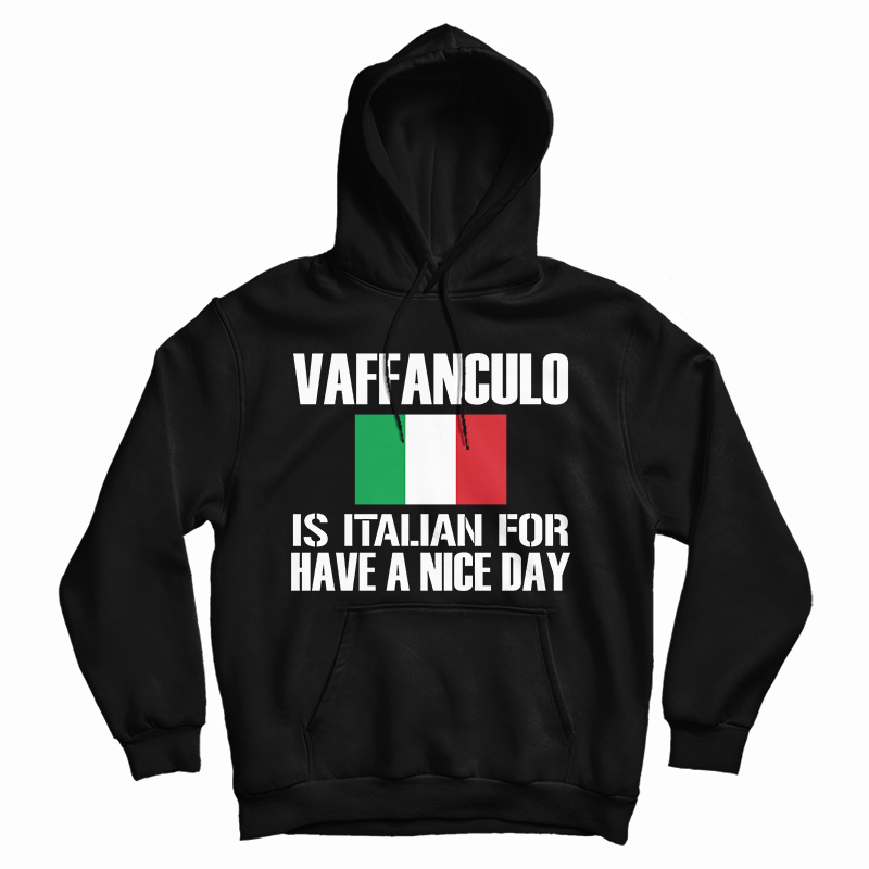 Vaffanculo Is Italian For Have A Nice Day Hoodie