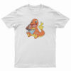 Charmander Eating Ramen T-Shirt