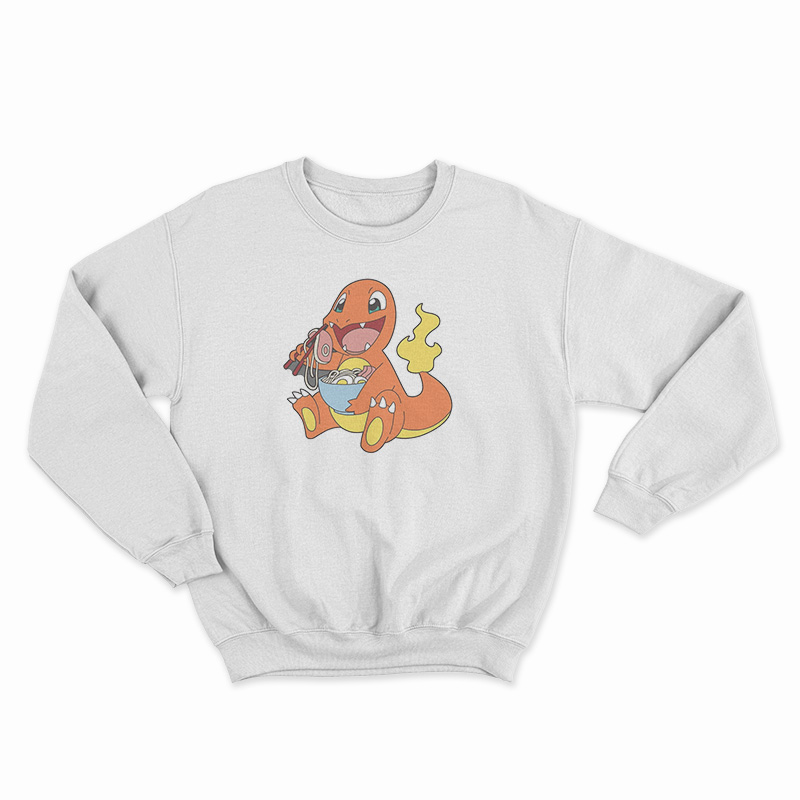 Charmander Eating Ramen Sweatshirt