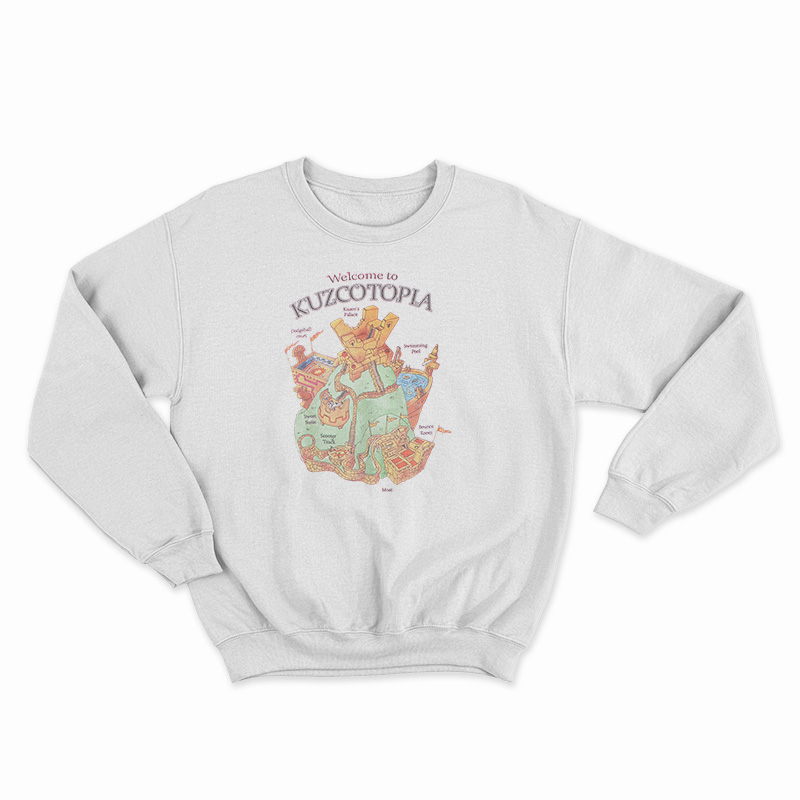 Disney The Emperor's New Groove Kuzcotopia Map Sweatshirt