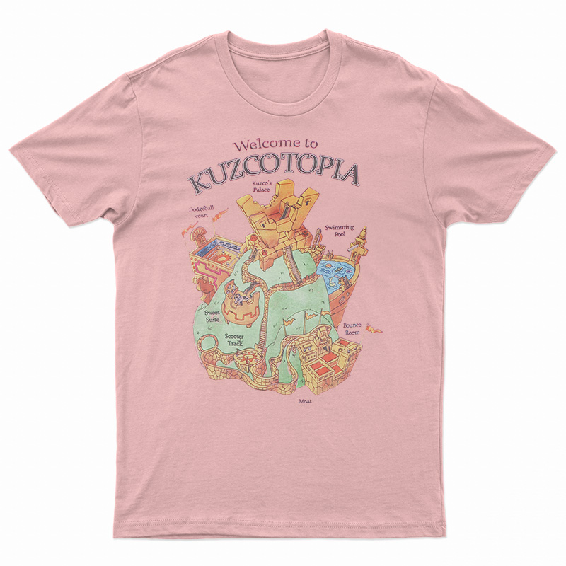 Disney The Emperor's New Groove Kuzcotopia Map T-Shirt