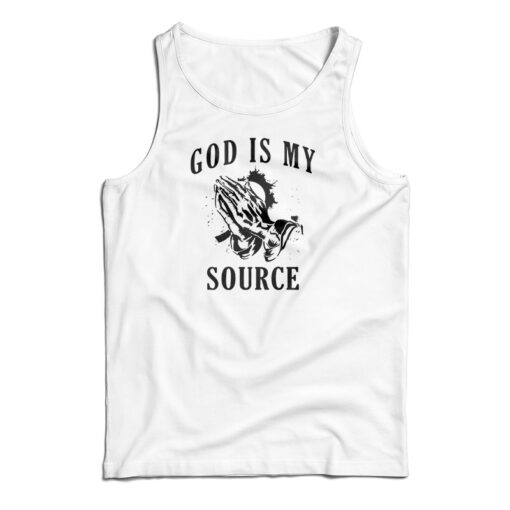 God Is My Source Praying Tank Top