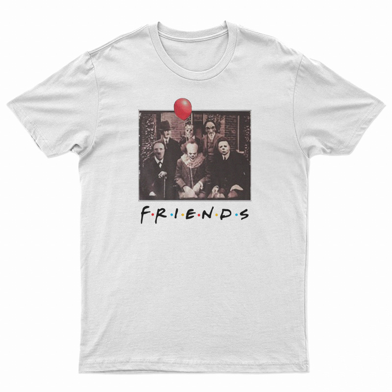 Horror Character Friends Halloween T-Shirt