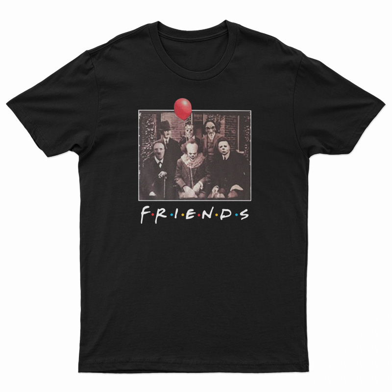 Horror Character Friends Halloween T-Shirt