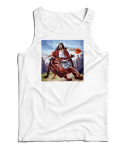 Jesus Crossing Satan Parody Tank Top