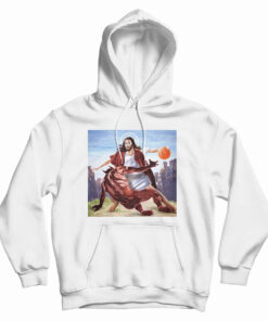 Jesus Crossing Satan Parody Hoodie