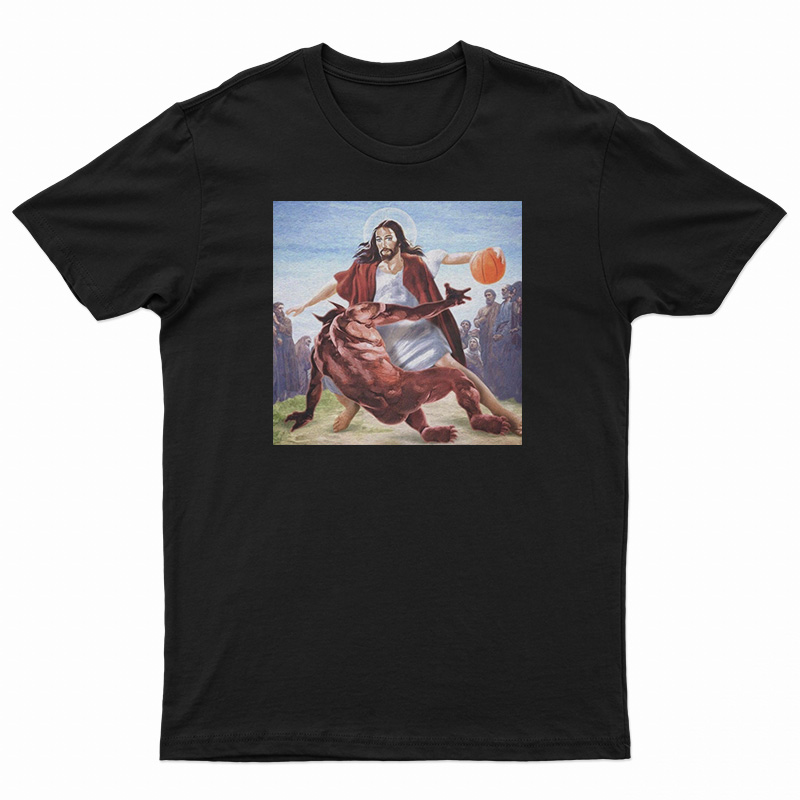 Jesus Crossing Satan Parody T-Shirt