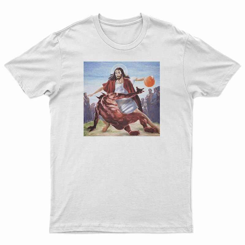 Jesus Crossing Satan Parody T-Shirt