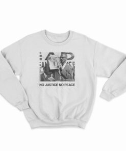 Malcolm X No Justice No Peace Sweatshirt