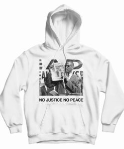 Malcolm X No Justice No Peace Hoodie