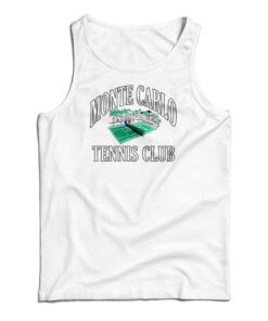 Monte Carlo Tennis Club Illustration Tank Top