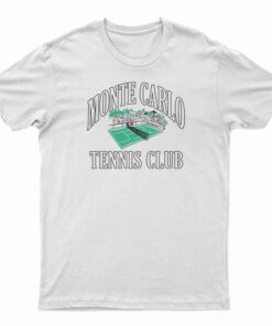 Monte Carlo Tennis Club Illustration T-Shirt