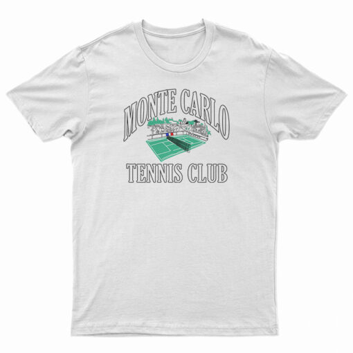 Monte Carlo Tennis Club Illustration T-Shirt