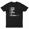 Person Woman Man Camera Tv The Lincoln Project T-Shirt