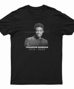 R.I.P. Chadwick Boseman Black Panther Actor T-Shirt