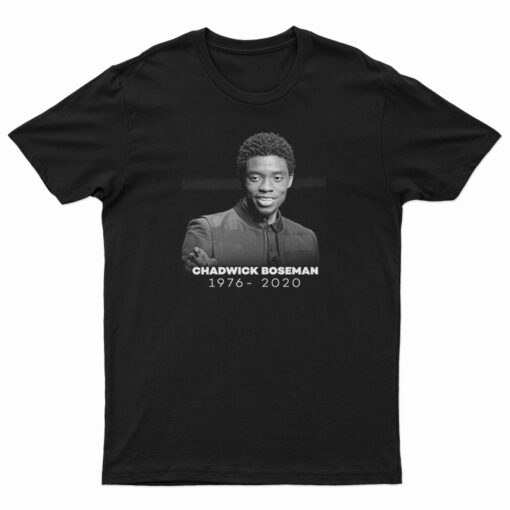 R.I.P. Chadwick Boseman Black Panther Actor T-Shirt