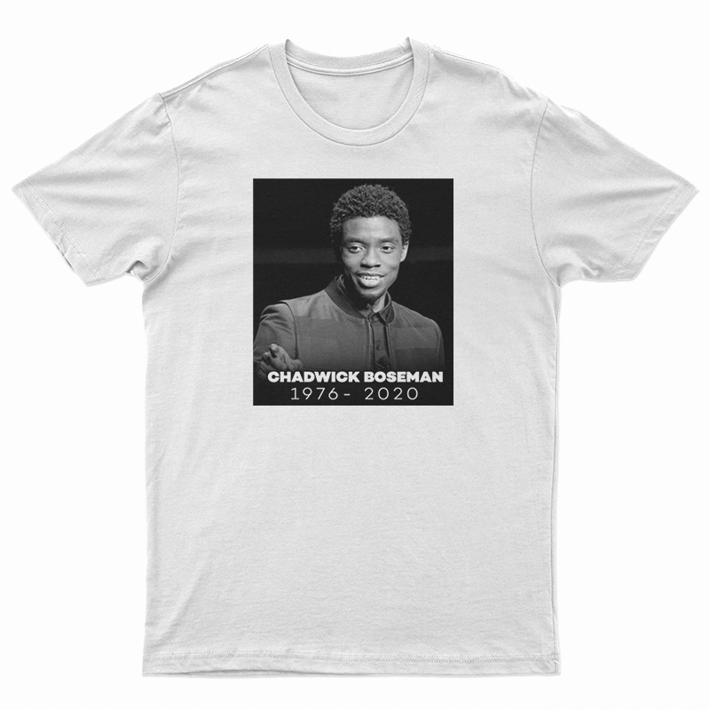R.I.P. Chadwick Boseman Black Panther Actor T-Shirt