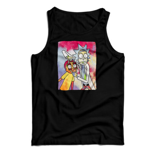Rick And Morty Eyes Wide Open Tank Top