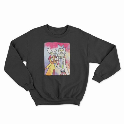 Rick And Morty Eyes Wide Open Sweatshirt
