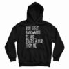 Run Spelled Backwards Is Nur Hoodie
