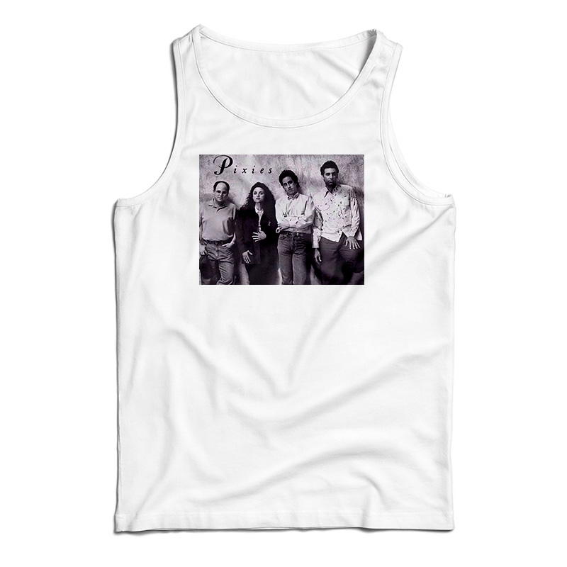 Seinfeld Cast Black And White Tank Top