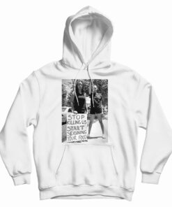 Stop Killing Us Start Seasoning Your Food Hoodie