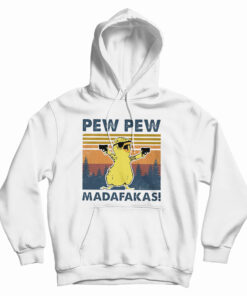 Chicken Pew Pew Madafakas Funny Chicken Gangster Vintage Hoodie