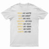 Dream Like Martin Lead Like Harriet Black Pride T-Shirt