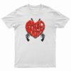 Heart Protect Black Women T-Shirt