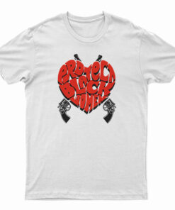 Heart Protect Black Women T-Shirt