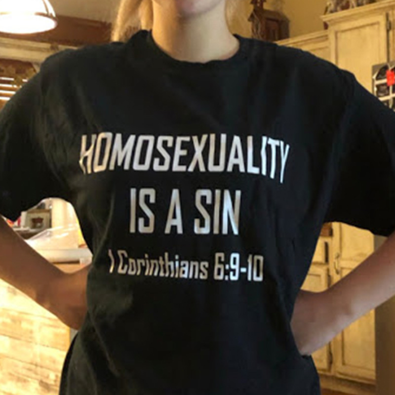 Homosexuality Is A Sin T-Shirt