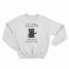 I Am Small And Sensitive But Also Fight Me Cat Sweatshirt