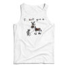 I Don't Give A Rats Ass Funny Mouse Walking Donkey Tank Top