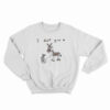 I Don't Give A Rats Ass Funny Mouse Walking Donkey Sweatshirt