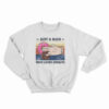 Just A Man Who Loves Donuts Vintage Sweatshirt